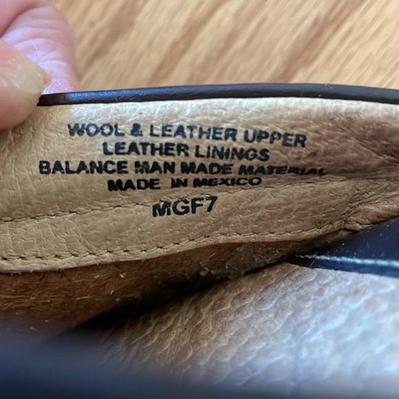 Born wool and leather mules. Still have lots of life in them. Great fall shoe. - Picture 6 of 6